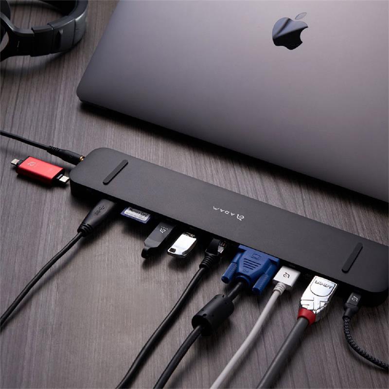 Adam Elements USB-C CASA Pro Max Hub 13-in-1 4K 60Hz - Black 