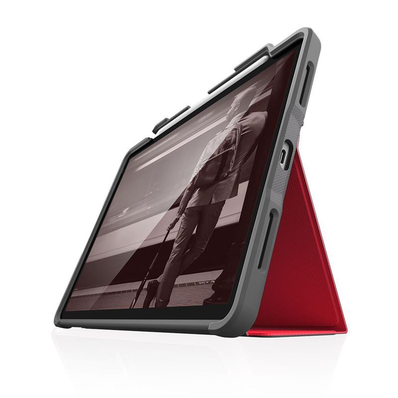 STM puzdro Dux Plus Ultra Protective pre iPad Air 10.9" 2020/2022 - Red 