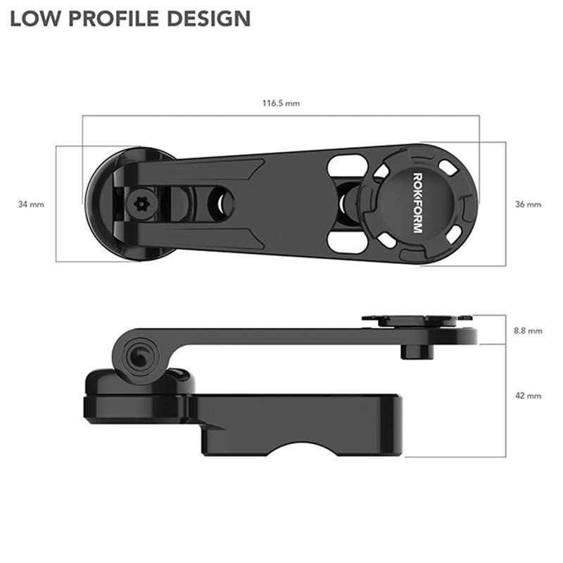 Rokform držiak Pro Series Motorcycle Perch Mount - Black 