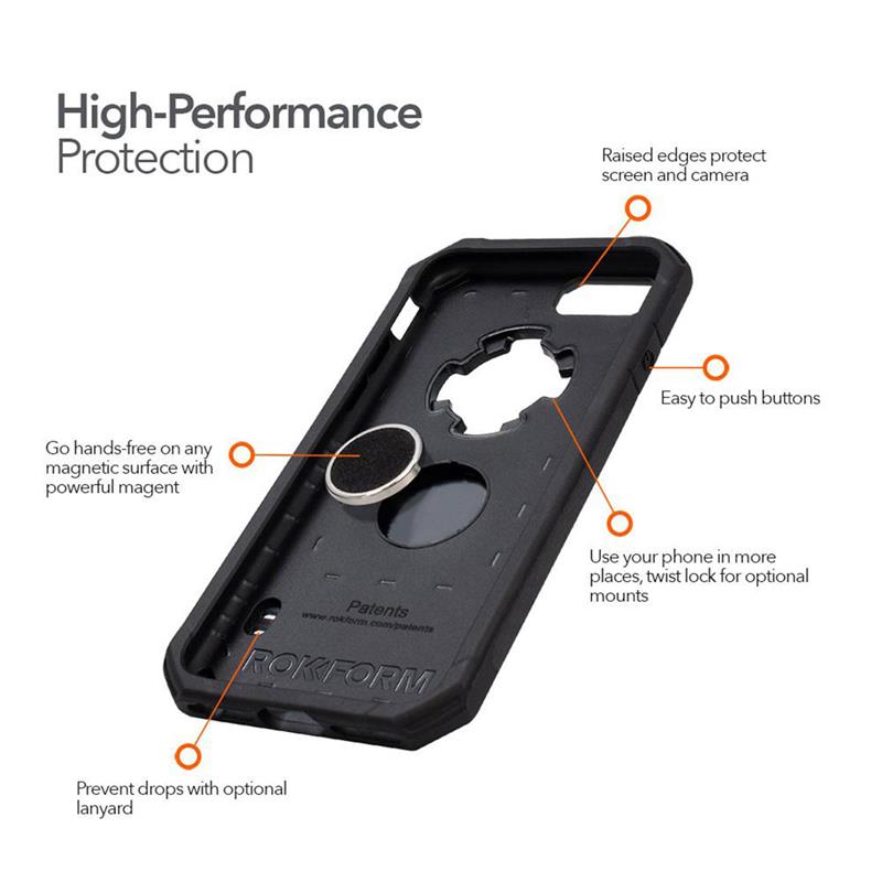 Rokform puzdro Rugged Case pre iPhone 7/8/SE 2020/2022 - Black 