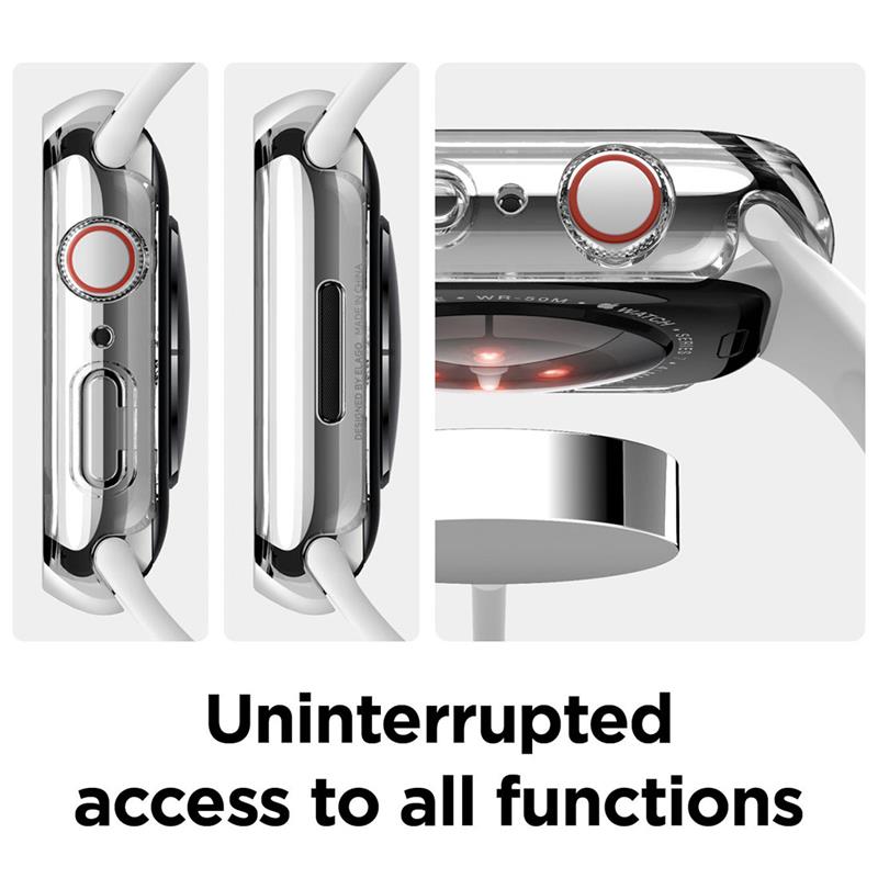 Elago kryt Clear Shield pre Apple Watch 7 45mm - Grey Matte 