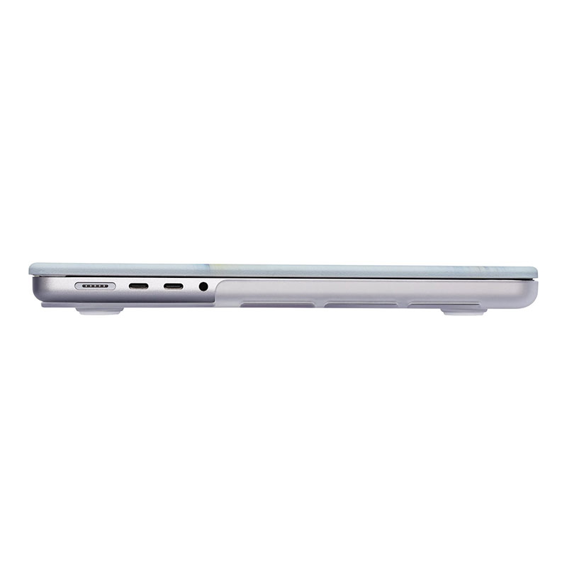 SwitchEasy Hardshell Marble Case pre MacBook Pro 14" 2021/2023 - Cloudy White 