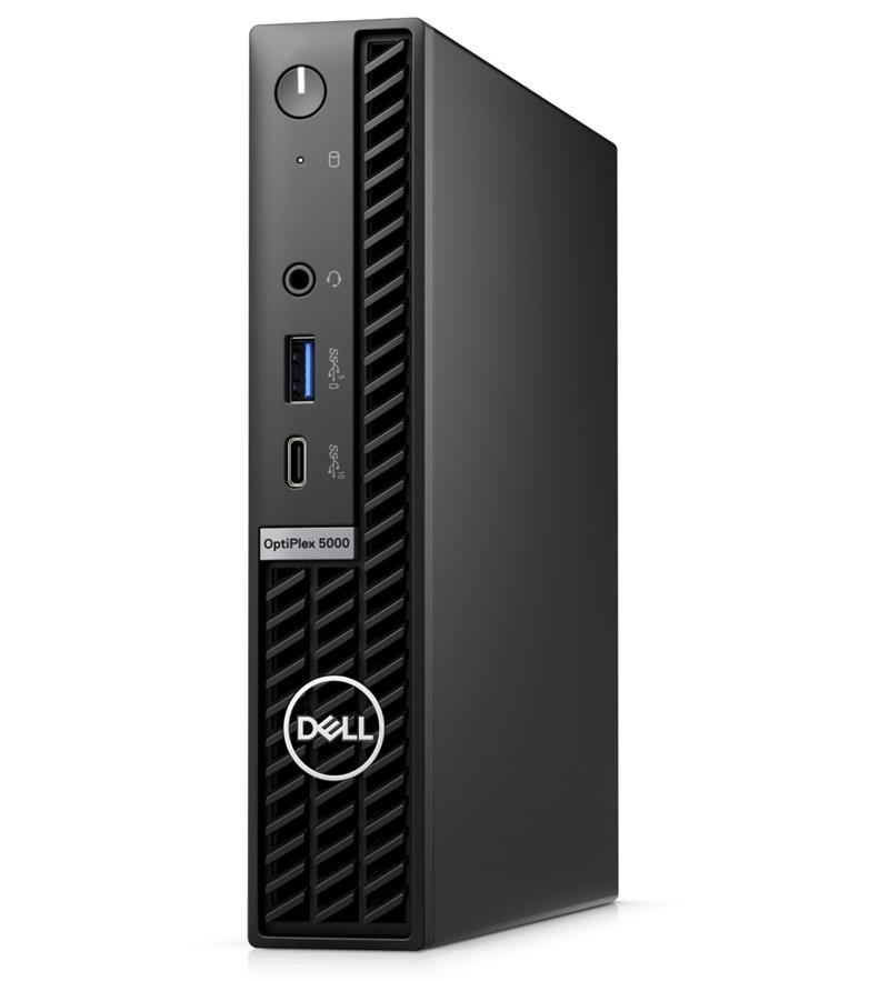 DELL OptiPlex 5000 MFF/Core i5-12500T/16GB/256GB SSD/Intel UHD/TPM/WLAN/Kb/Mouse/90W Type-C/W11Pro/3Y ProSpt 