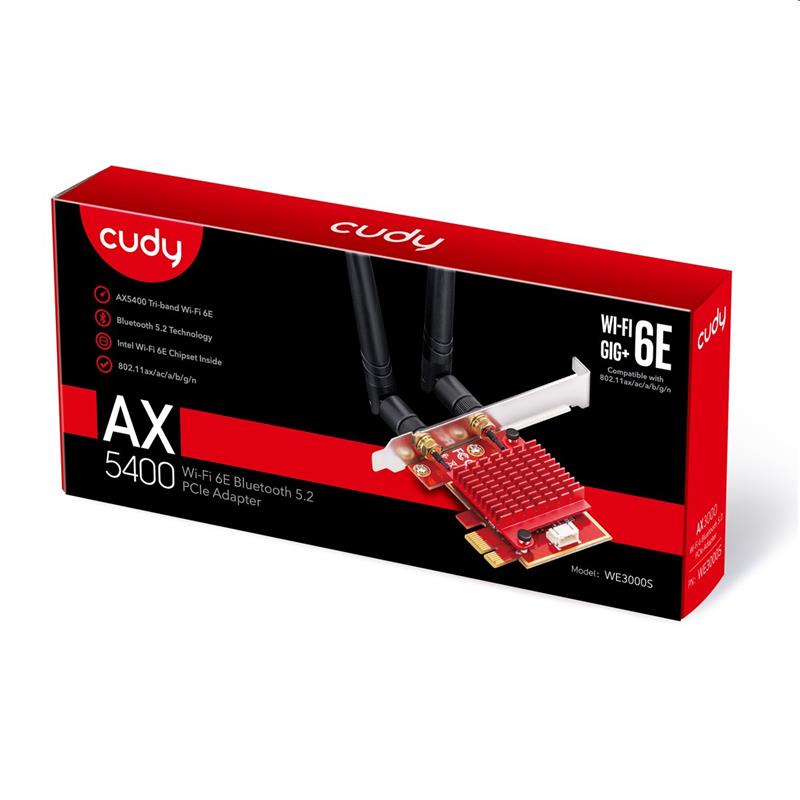 Cudy AX5400 Wi-Fi 6E PCI Express Adapter 