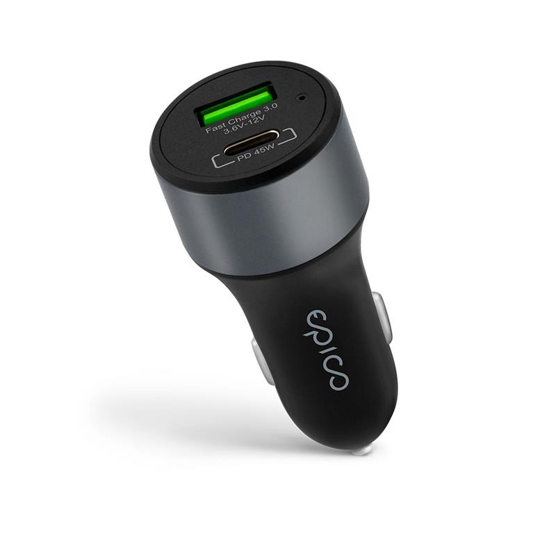 iStores by Epico 45W PD CAR CHARGER - space gray 