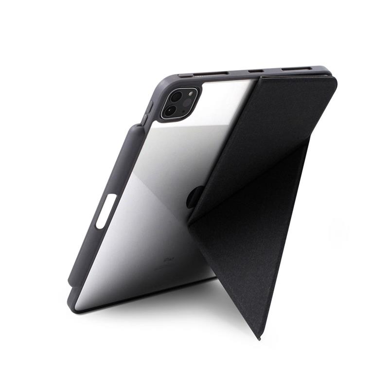 iStores by EPICO Clear Flip Case iPad Pro 12,9" (2021) - čierna transparentná 