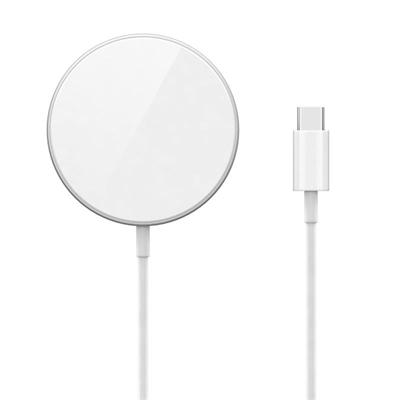 iStores by EPICO FAST MAGNETIC WIRELESS CHARGER - silver 