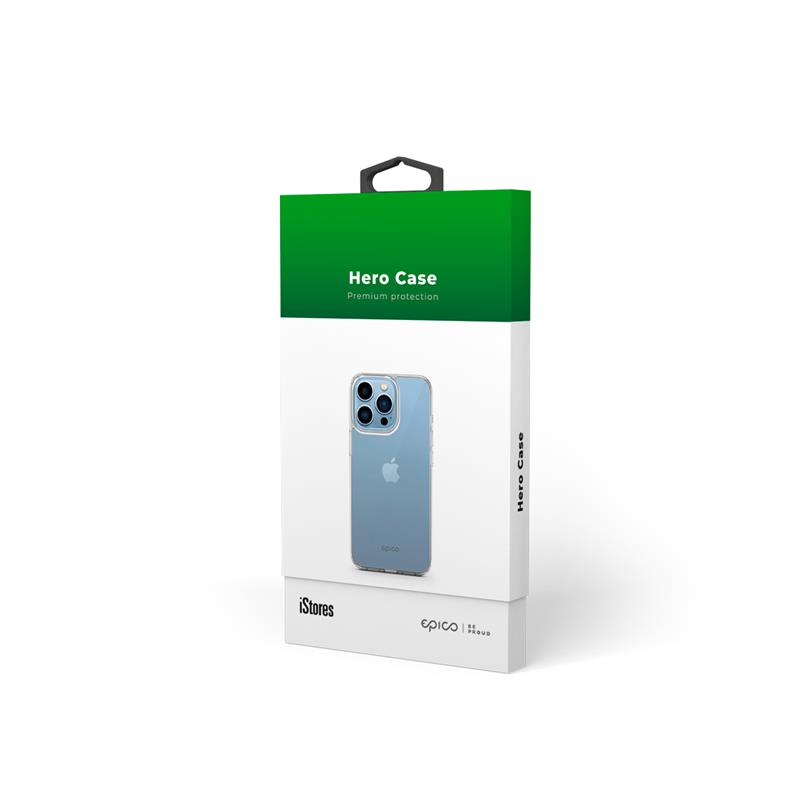 iStores by EPICO HERO CASE iPhone 13 Pro (6,1") - transparentný 