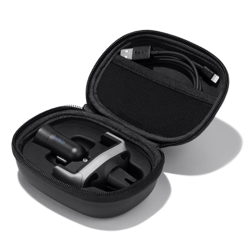 Belkin Travel Charge Kit ( nabíjacka + držiak do auta + lightning kábel 1,2m ) - Black 