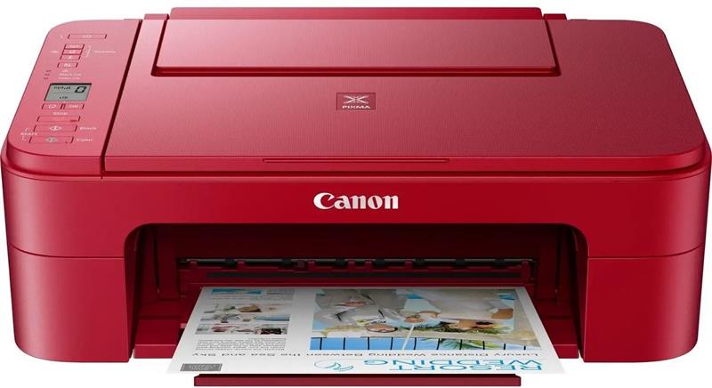 Canon PIXMA TS3352 červená (A4, tlač/kopírovanie/skenovanie/cloud, WiFi, USB) 