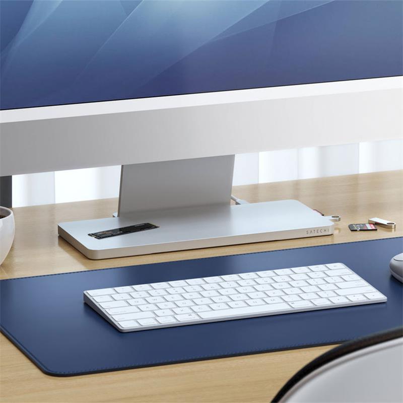 Satechi USB-C Slim Dock pre 24" iMac 2021 - Blue Aluminium 