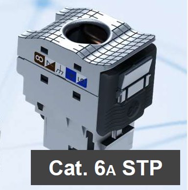 Legrand LINKEO-C Keystone Cat6A, tieneny STP, samorezný TOOLESS, strieborný, pack 24ks 