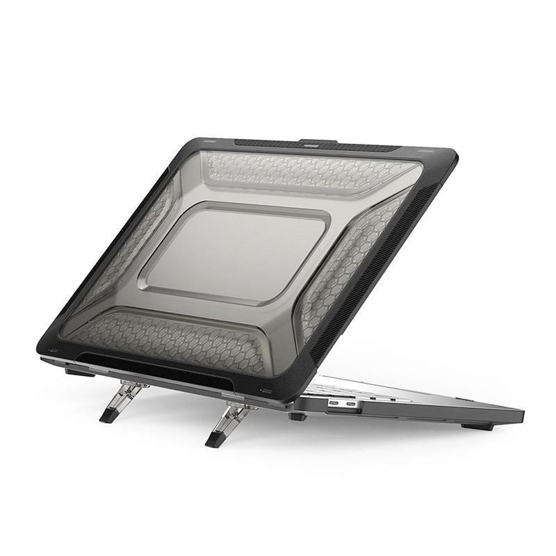 Devia kryt Super Scratch-Proof Hard Jacket pre Macbook Air 13" 2020 - Matt Black 
