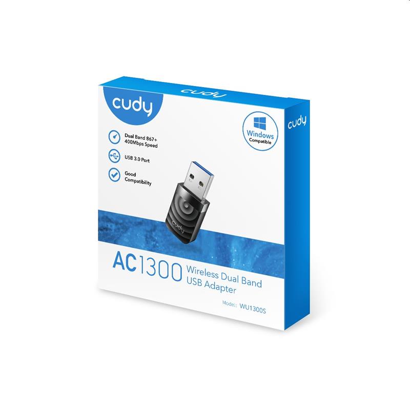 Cudy WU1300S - AC1300 Wi-Fi USB 3.0 Adapter 