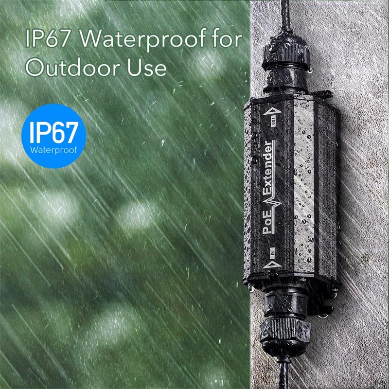 Cudy 10/100/1000Mbps Outdoor Waterproof PoE+ Extender 