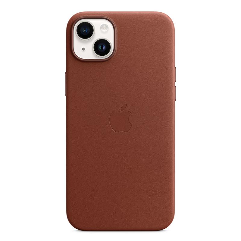 Apple iPhone 14 Plus Leather Case with MagSafe - Umber 