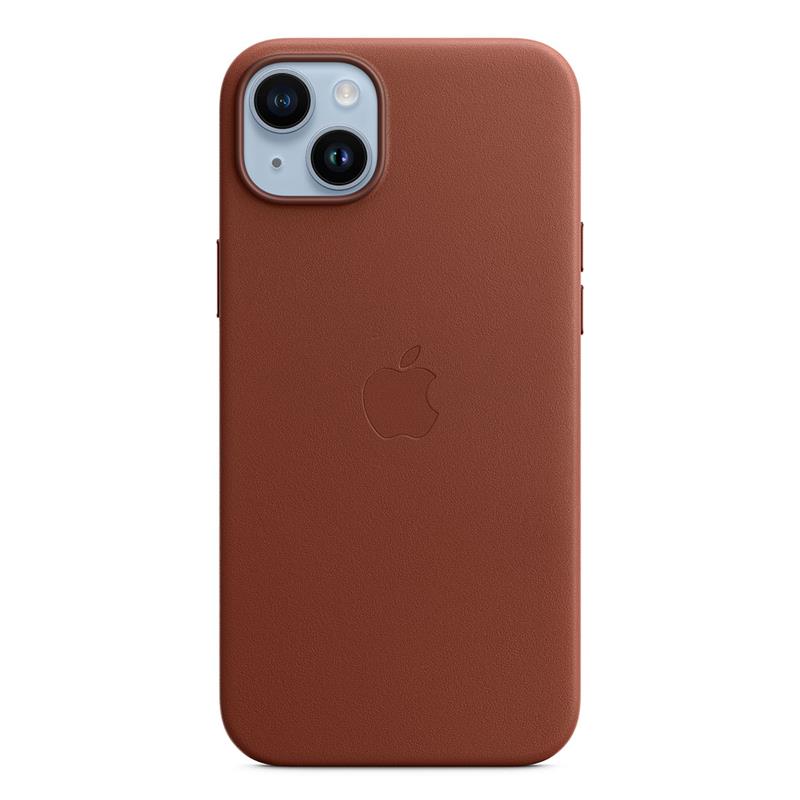 Apple iPhone 14 Plus Leather Case with MagSafe - Umber 