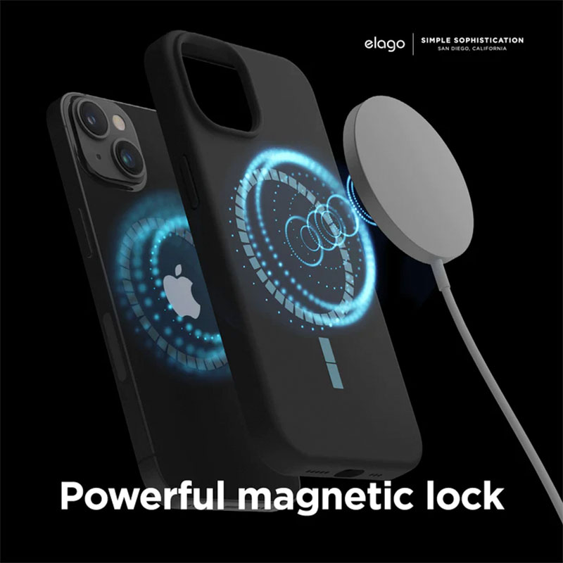 Elago kryt Silicone Case Magsafe pre iPhone 14 Plus - Purple 
