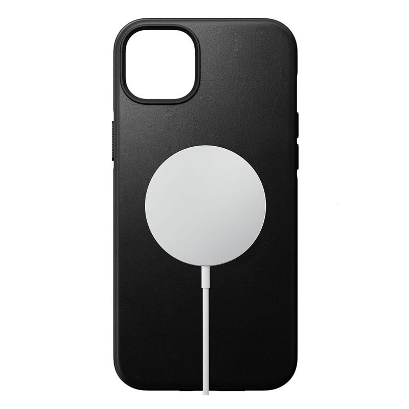 Nomad kryt Modern Leather Case Magsafe pre iPhone 14 Plus - Black 