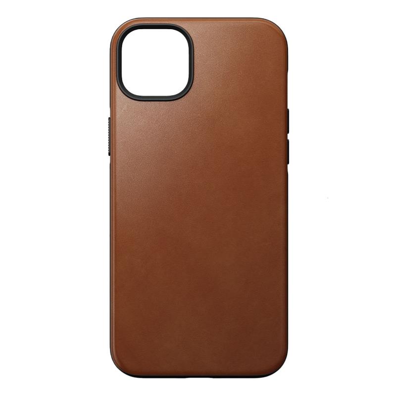 Nomad kryt Modern Leather Case Magsafe pre iPhone 14 Plus - English Tan 