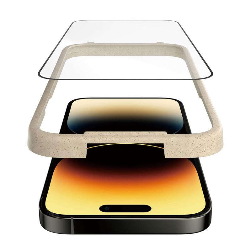 PanzerGlass ochranné sklo UWF Anti-Reflective pre iPhone 14 Pro - Black Frame 