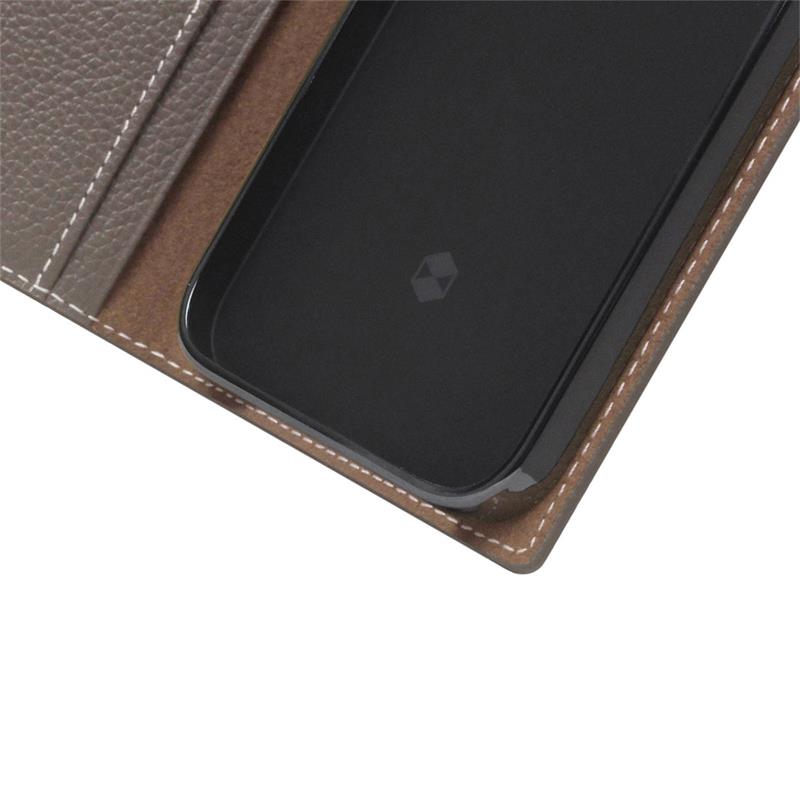 SLG Design puzdro D8 Full Grain Leather pre iPhone 14 Pro - Etoff Cream 