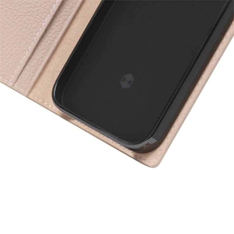 SLG Design puzdro D8 Full Grain Leather pre iPhone 14 Pro - Light Cream 