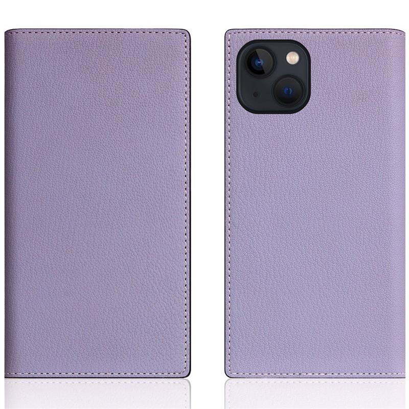 SLG Design puzdro D9 France Chevere Sully Leather Diary pre iPhone 14 Plus - Lavender 