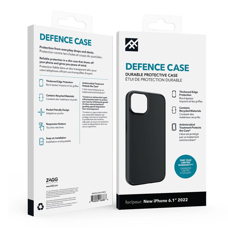 iFrogz kryt Defence pre iPhone 14 - Black 