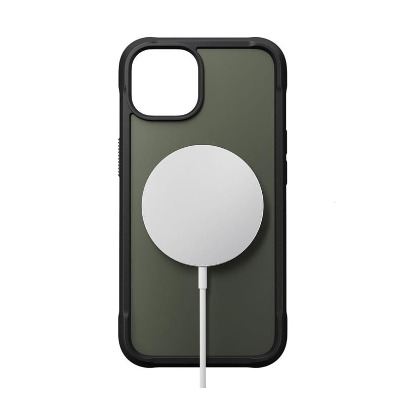 Nomad kryt Protective Case Magsafe pre iPhone 14 - Ash Green 