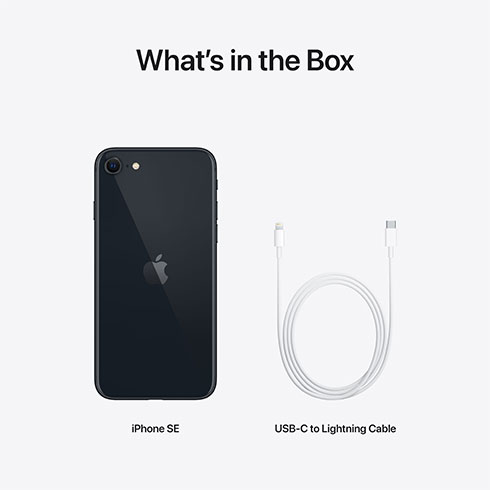 iPhone SE 64 GB polnočný (2022) *Vystavený* 