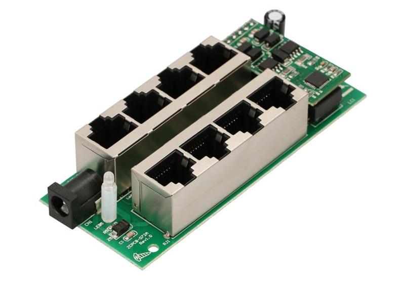 POE-PAN4-GBATF 802.3af/at gigabitový stíněný 4-portový PoE panel 