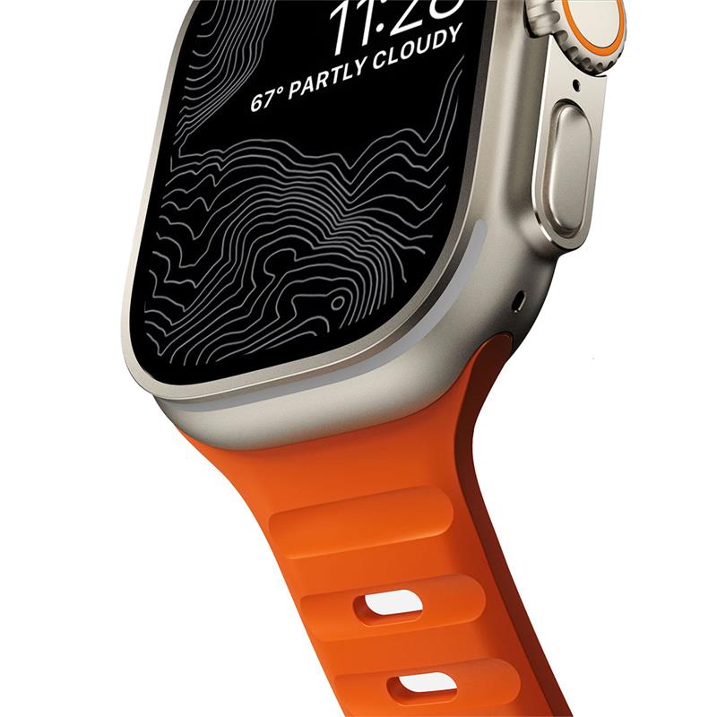 Nomad remienok Sport Strap pre Apple Watch 44-49mm - Ultra Orange 