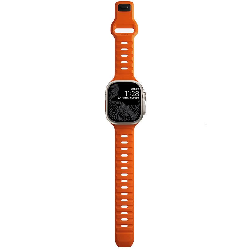 Nomad remienok Sport Strap pre Apple Watch 44-49mm - Ultra Orange 