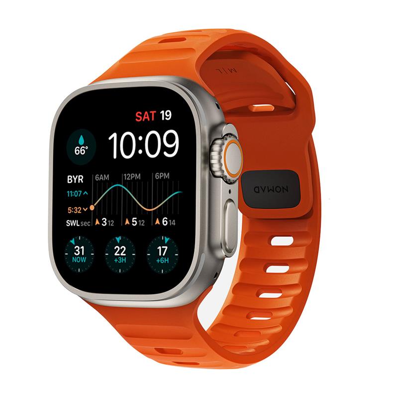 Nomad remienok Sport Strap pre Apple Watch 44-49mm - Ultra Orange 