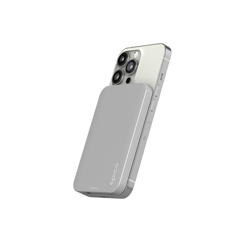 iStores by EPICO 5000mAh Aluminium Power Bank - silver 