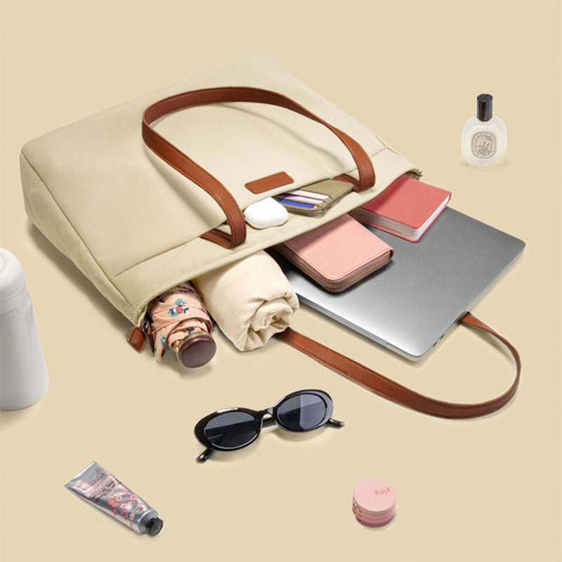 TomToc taška Lady Collection A53 Tote Bag pre Macbook Pro 14" M1/M2/M3 - Khaki 