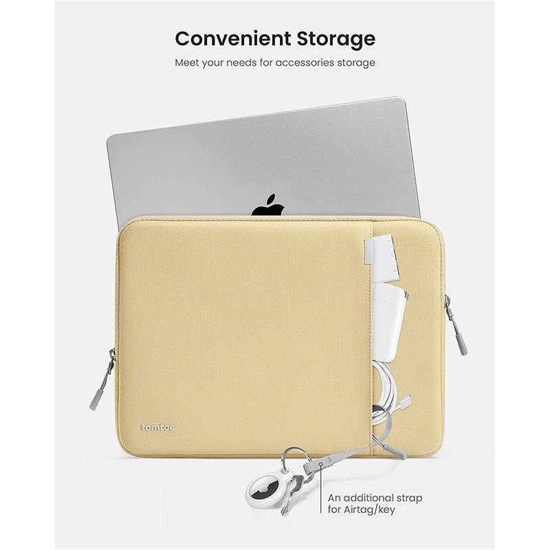 Tomtoc puzdro 360 Protective Sleeve pre Macbook Air 13" M1/M2/M3 - Yellowish 