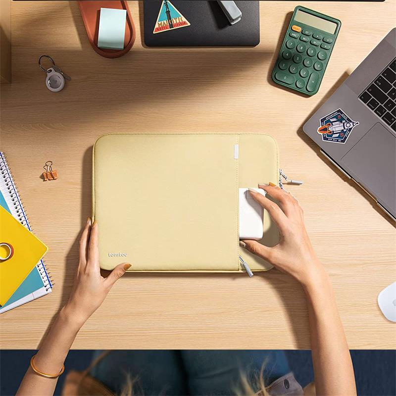 TomToc puzdro 360 Protective Sleeve pre Macbook Pro 14" M1/M2/M3/M4 - Yellowish 