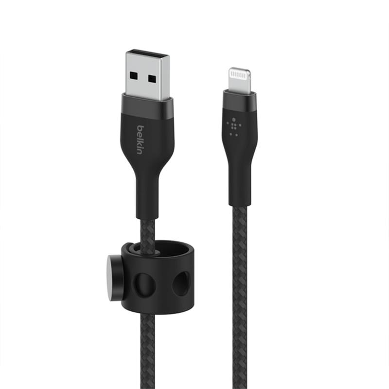 Belkin kábel Boost Charge Pro Flex USB-A to Lightning 2m - Black 
