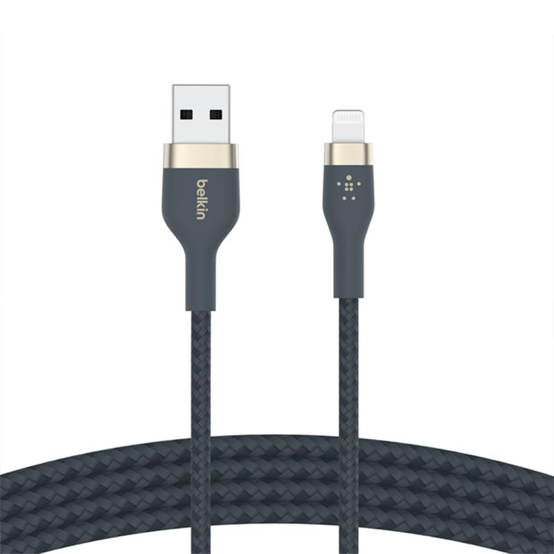 Belkin kábel Boost Charge Pro Flex USB-A to Lightning 2m - Blue 