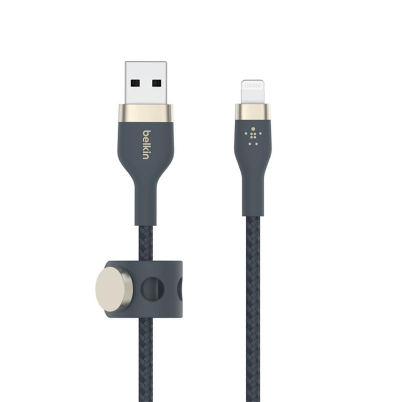 Belkin kábel Boost Charge Pro Flex USB-A to Lightning 2m - Blue 