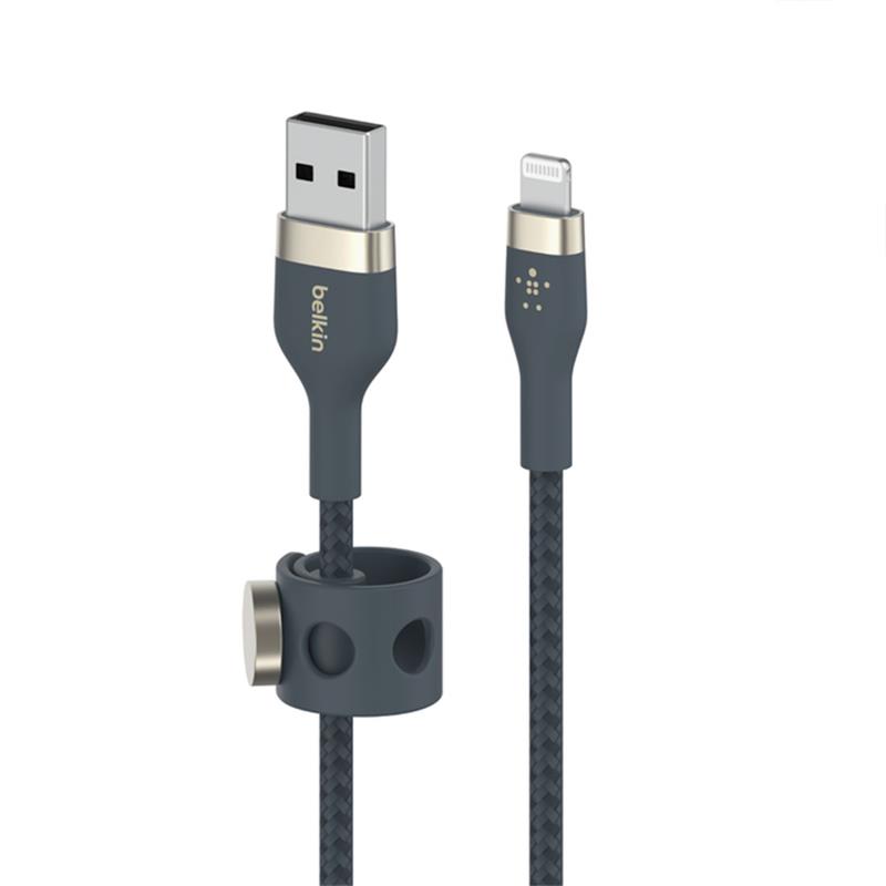 Belkin kábel Boost Charge Pro Flex USB-A to Lightning 3m - Blue 