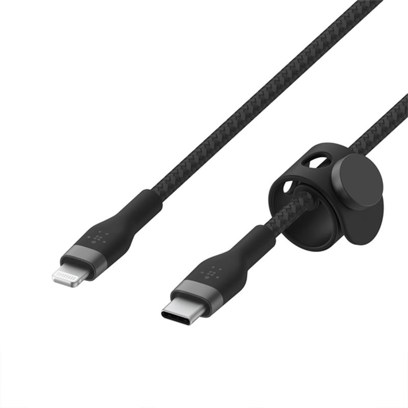 Belkin kábel Boost Charge Pro Flex USB-C to Lightning 1m - Black 