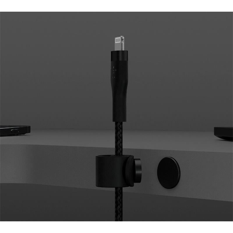 Belkin kábel Boost Charge Pro Flex USB-C to Lightning 1m - Black 