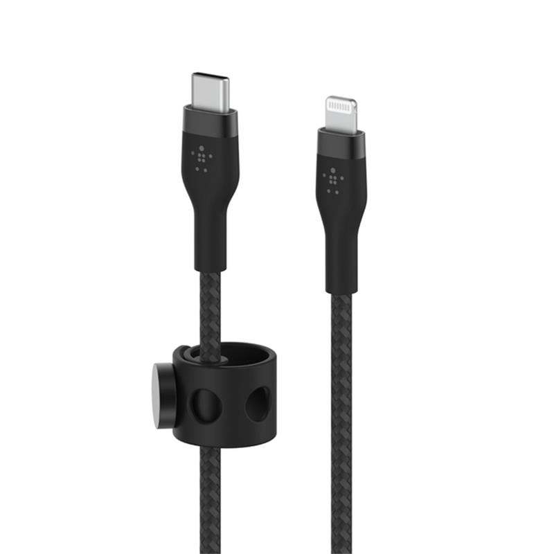 Belkin kábel Boost Charge Pro Flex USB-C to Lightning 2m - Black 