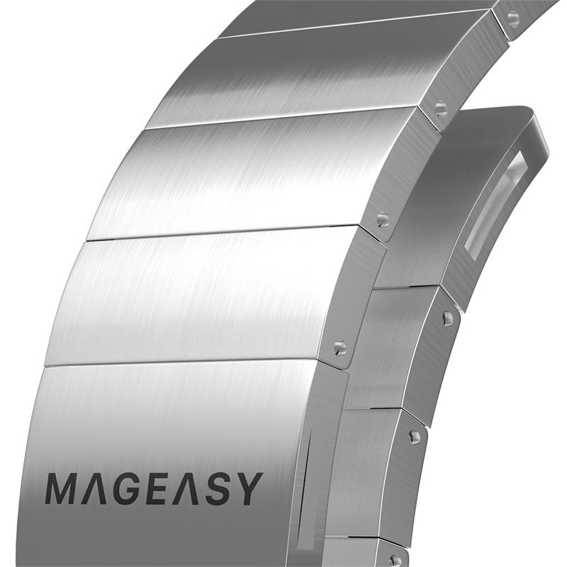 SwitchEasy remienok Maestro Magnetic Stainless Steel pre Apple Watch 40/41/42mm - Silver 