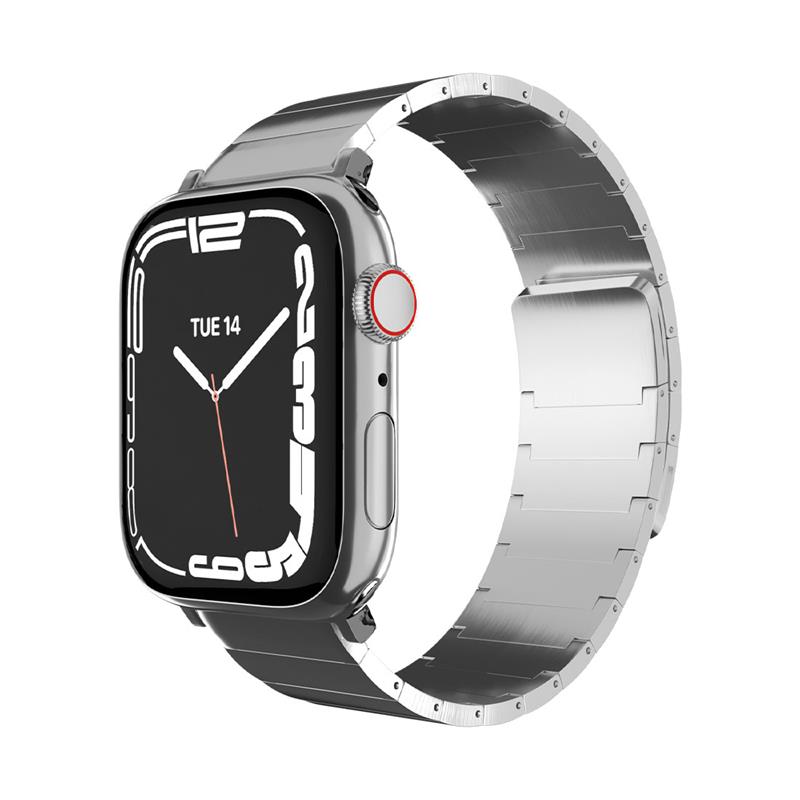SwitchEasy remienok Maestro Magnetic Stainless Steel pre Apple Watch 40/41/42mm - Silver 