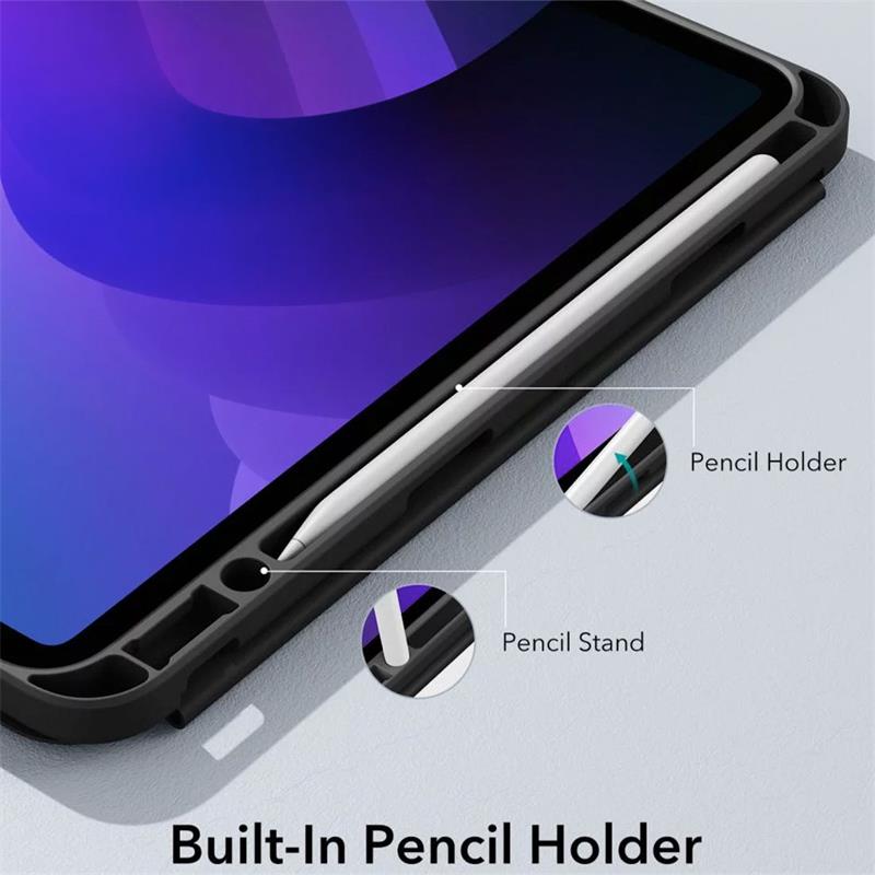 ESR puzdro Silicon Rebound Pencil Case pre iPad 10.9" 2022 10th Gen - Black 