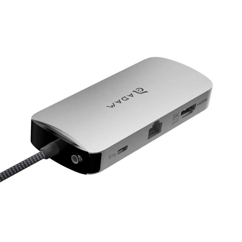 Adam Elements CASA X DP USB-C 8K 10-in-1 Hub  - Grey 